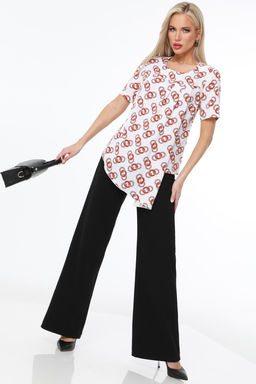 Блузка Вилена, принт - Dstrend фото 3