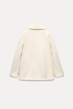 BOUCLE DOUBLE-BREASTED COAT - Zara фото 11