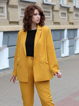 Костюм МИРАНДА горчичный - Almond фото 5