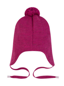 Шапка вязаная малина Ш-108 (52-54)