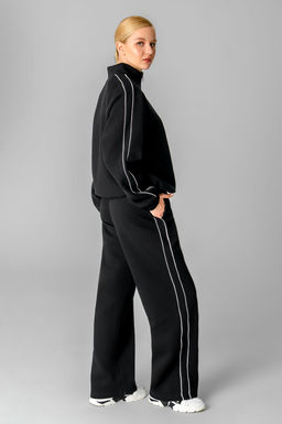 Арт. 2914 Костюм с начесом женский 44-52 (5 шт) Цвет:черный