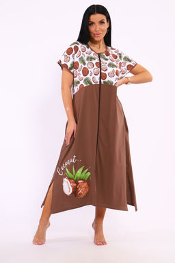 Халат на молнии Кокос