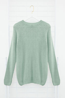 TRENDYOL MAN Kiremit Slim Fit Dar Kesim Bisiklet Yaka Reglan Kol Basic Triko Kazak TMNAW25KZ00000 - Trendyolmilla фото 16