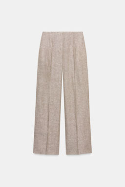 PANTAL?N RECTO 100% LINO SET / Arena / Vigor? - Zara фото 8