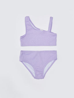Kendinden Desenli K?z ?ocuk Bikini