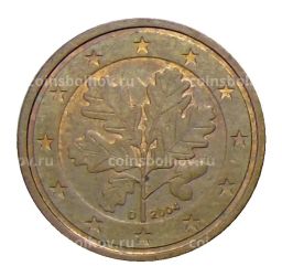 2 евроцента 2004 года D Германия