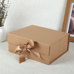 Коробка подарочная складная / Z225-1296 /уп 72/ коричневая - ГалеонТрейд фото 2