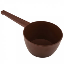 Ковш пластмассовый 1л, д15см, h8см, хозяйственный, усиленный, ударопрочный, полипропилен, черный (Россия) - Домашняя мода фото 11