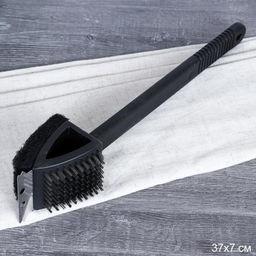 Щетка для чистки решетки барбекю с ручкой 37 см/ HL-640 /уп 144/