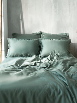 Пододеяльник 2-спальный SL Home, 200220 см, оливковый, тенсель - Sima-land home фото 4