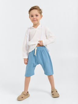 Шорты муслиновые Деним - Bungly фото 2