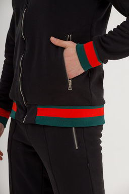 ФУТЕР 3х нитка ИНТЕРСОФТ Мужской костюм, черный - Knitka wear фото 13