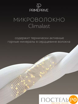 PRIME PRIVE COTTON Одеяло 172х205 ,1пр.,хл.BIODYNAMIC COTTON/хлопок.вол./микровол.CLIMALAST  фото 9