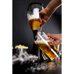 Башня пивная Вавилон, колба 2 л, подсветка, батарейки Ag10, пластик, чёрная - Simaland фото 12