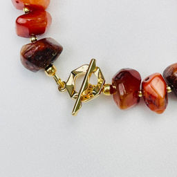 Браслет из Сардоникса 17,5 см