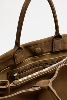 LEATHER HANDBAG - Zara фото 8