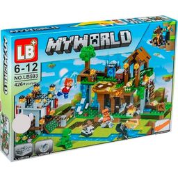 Конструктор Майнкрафт Битва в деревне