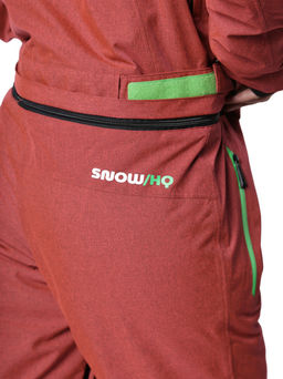 Комбинезон B-9063 Темно-бордовый - Snow headquarter фото 38