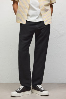 Pantal?n en mezcla de lino Regular Fit - H&m фото 5