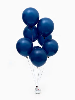 Воздушные шары латексные 12" "Темный синий" набор 100 штук