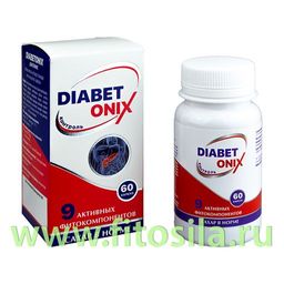 Фитокомплекс DIABETONIX  (для эндокринной системы) 60 капсул по 0,40г.банка
