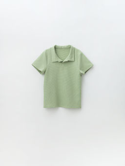 Футболка для мальчика поло, синий - Lesi kids фото 39