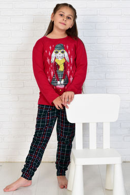 Костюм подростковый 12-109 (марсала), Кролик в шапке