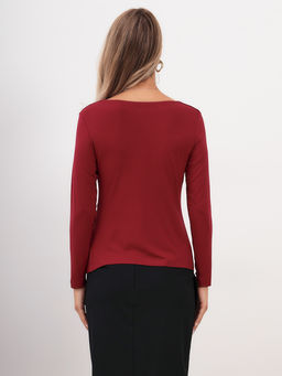 Джемпер женский KATHARINA KROSS KK-JP-003J-VI-бордо  фото 4