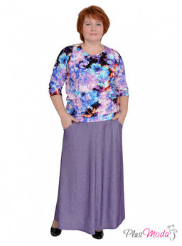 Юбка Модель №296 размеры 44-80 - Plusmoda фото 10