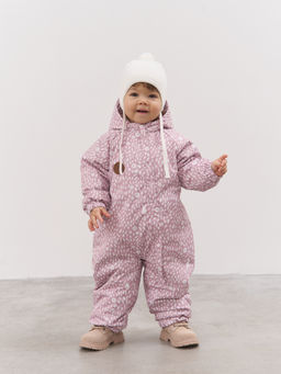 Комбинезон демисезонный мембранный Солнечные зайчики - розовый 0+ - Bungly фото 9