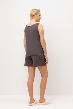 Е 20184/коричневый пижама жен - Very neat фото 5