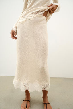 FALDA R?STICA CROCHET / Arena - Zara фото 2