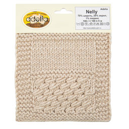 Пряжа ADELIA NELLY 70% шерсть, 30% акрил 5 шт. х 100 г 100 м 5 м