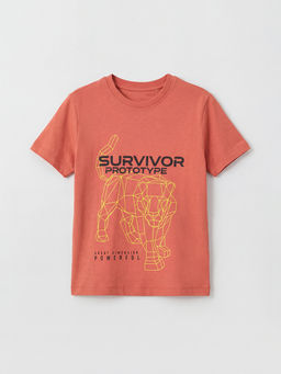 Standart Fit K?sa Kollu Erkek ?ocuk Ti??rt