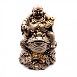 Хотей на жабе богатства наделяет людей успехом и везением 21см-19см 1,970кг ХРУПКОЕ