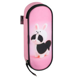 Пенал школьный Феникс+, арт.71972/ 30 ПУШИСТЫЙ КОТИК (без наполнения, 20.5х7.5х4 см, микрофибра на П