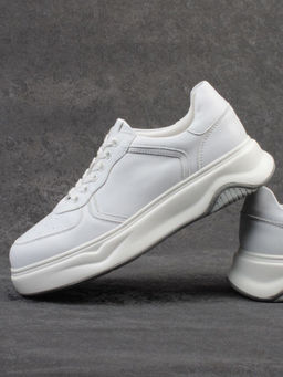 03-3062-2 WHITE Кроссовки женские (натуральная кожа)