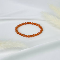 Браслет из Солнечного камня 18 см - Радуга самоцветов фото 3