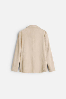 SUEDE LEATHER BLAZER - Zara фото 11