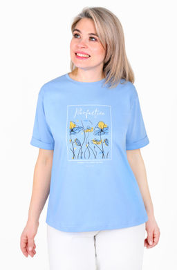 Футболка Алиса Ф-93А (44-62) кулирка - Лотос фото 105