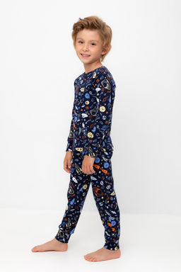 К 1552/24/космические ракеты на гл.синем пижама дет