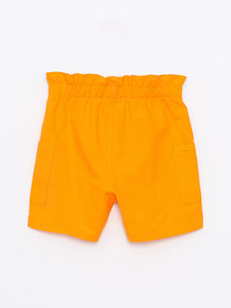 Beli Lastikli Basic Poplin K?z ?ocuk ?ort - Waikiki фото 2
