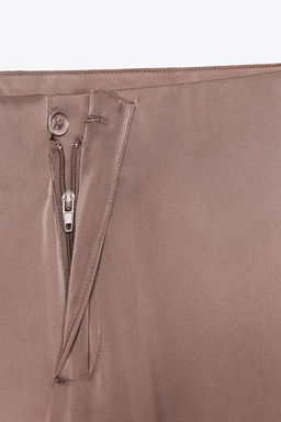 SATIN FLARE TROUSERS - Zara фото 12