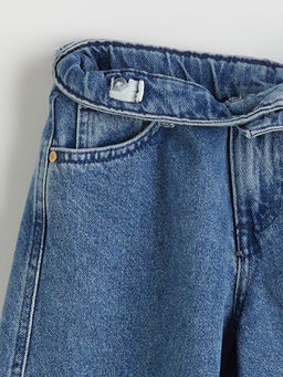 Loose Fit K?z ?ocuk Jean Pantolon