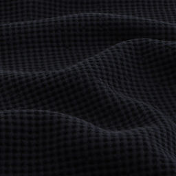 Полотенце вафельное SL HOME: Linen «Дарк Маре», 40×70 см, чёрное