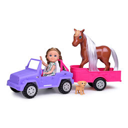 Кукла с аксессуарами "Мария с лошадкой" в коробке