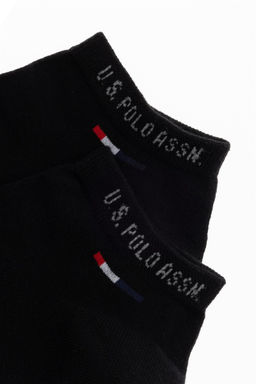 Мужские носки-сапожки из 2 предметов черного цвета Неожиданная скидка в корзине - U.s. polo assn фото 2