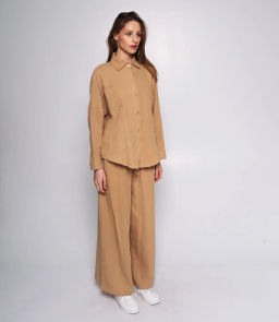 Костюм #КТ196 (1), бежевый
