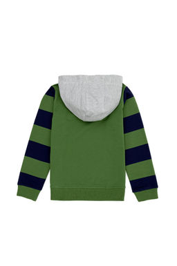 Зеленый свитшот для мальчика - U.s. polo assn фото 7