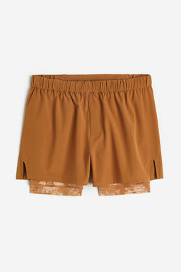 Pantalon corto de correr DryMove de doble capa